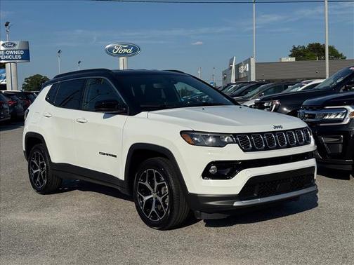 Bright White Clearcoat 2025 Jeep Compass Limited