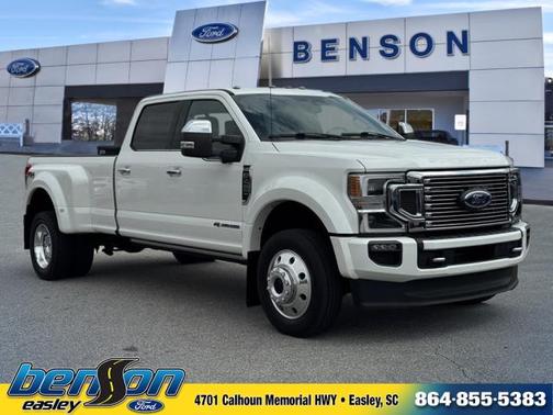 White Metallic 2021 Ford F-450 Platinum