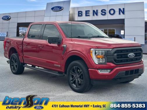 Red Metallic 2021 Ford F-150 XLT
