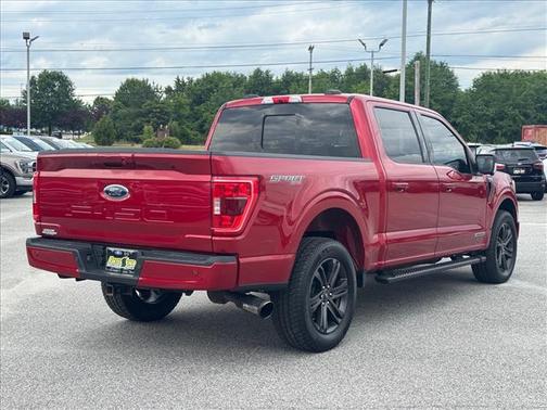 Red Metallic 2021 Ford F-150 XLT