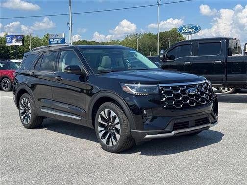 Black Metallic 2026 Ford Explorer Platinum