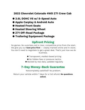 2022 Chevrolet Colorado Z71