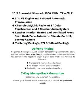 2017 Chevrolet Silverado 1500 LTZ