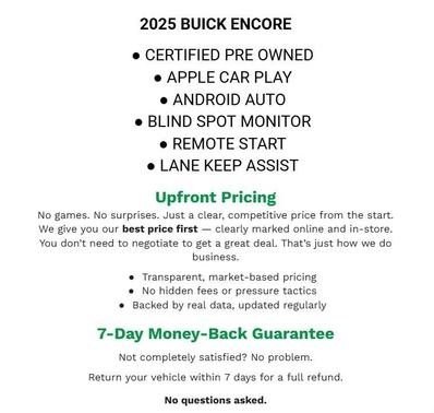 Summit White 2025 Buick Encore GX Preferred