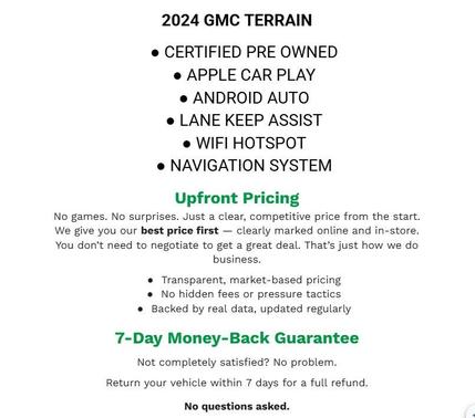 Summit White 2024 GMC Terrain SLE