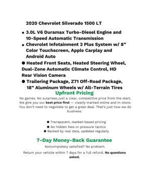 2020 Chevrolet Silverado 1500 LT