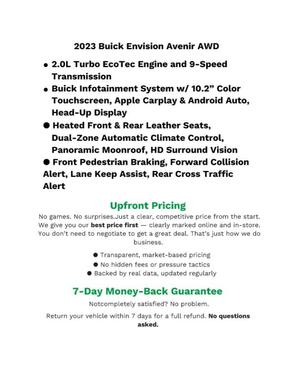 2023 Buick Envision Avenir AWD