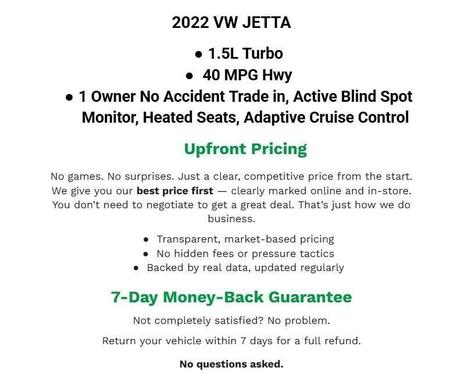 Pyrite Silver Metallic 2022 Volkswagen Jetta 1.5T SE