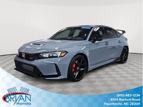 Sonic Gray Pearl 2025 Honda Civic Type R Hatchback