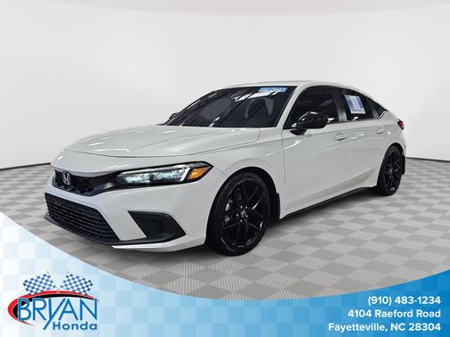 Platinum White Pearl 2023 Honda Civic