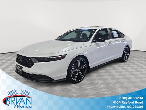 Platinum White Pearl 2025 Honda Accord Hybrid