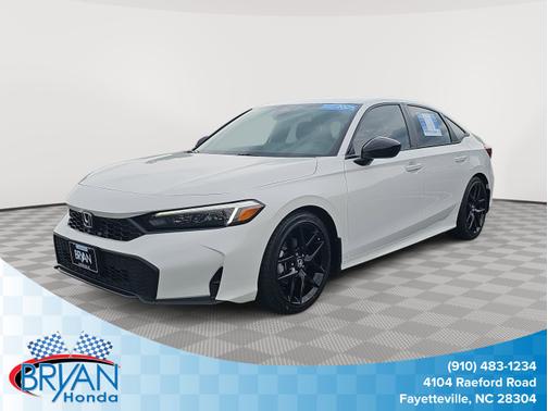 Platinum White Pearl 2025 Honda Civic