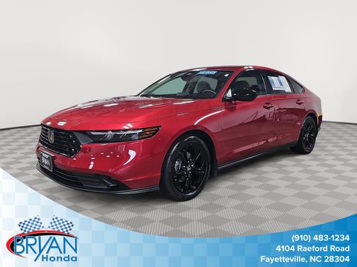 Radiant Red Metallic 2025 Honda Accord