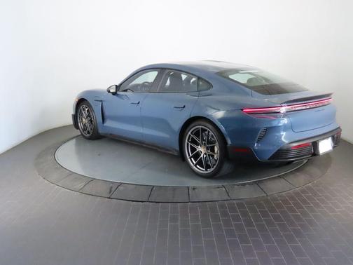 Pale Blue 2025 Porsche Taycan Turbo