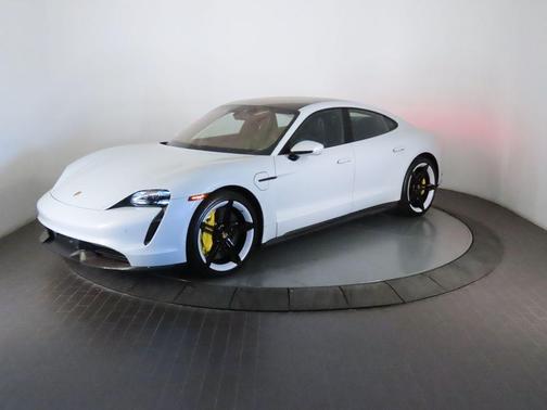 Ice Grey Metallic 2021 Porsche Taycan Turbo S