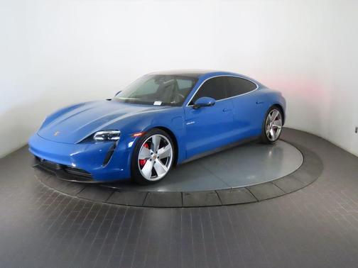 Neptune Blue 2024 Porsche Taycan 4S