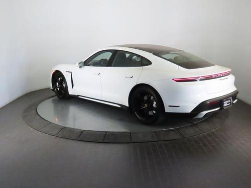 White 2021 Porsche Taycan Turbo
