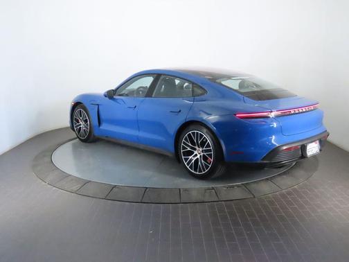Neptune Blue 2021 Porsche Taycan 4S