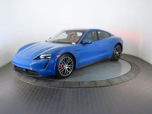 Neptune Blue 2021 Porsche Taycan 4S