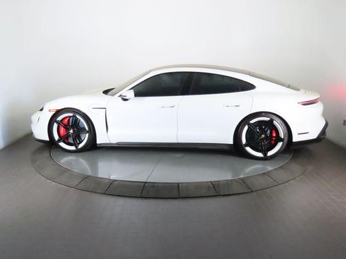 Carrara White 2021 Porsche Taycan Turbo S