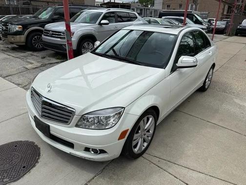 Arctic White 2008 Mercedes-Benz C-Class C 300 4MATIC Sport