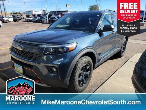 Stone Blue Metallic 2023 Ford Explorer Timberline