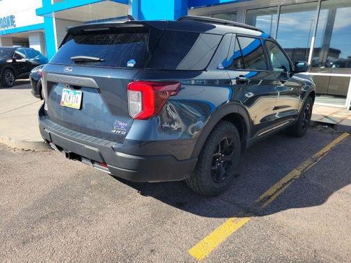 Stone Blue Metallic 2023 Ford Explorer Timberline