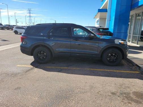 Stone Blue Metallic 2023 Ford Explorer Timberline