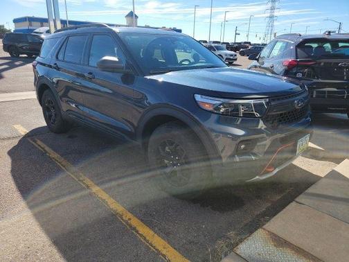 Stone Blue Metallic 2023 Ford Explorer Timberline