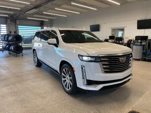 Crystal White Tricoat 2023 Cadillac Escalade ESV Premium Luxury Platinum