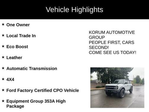 2023 Ford Bronco WILDTRAK