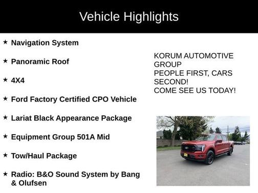 RAPID RED MET TINTED CC 2025 Ford F-150 LARIAT