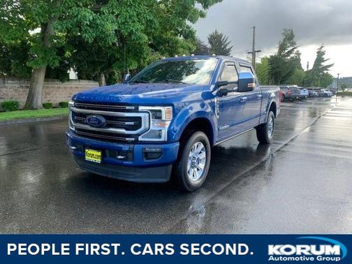 ATLAS BLUE 2022 Ford F-350 PLATINUM