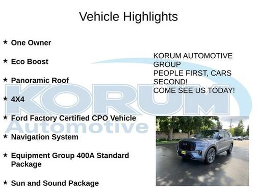 CARBONIZED GRAY METALLIC 2025 Ford Explorer ST