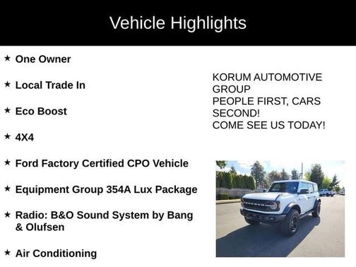 2023 Ford Bronco WILDTRAK