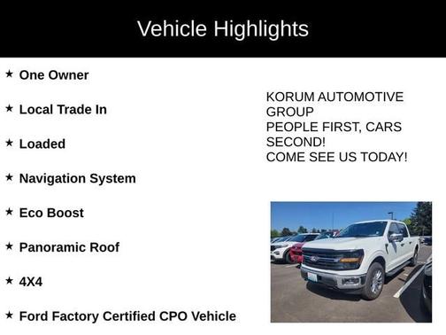 OXFORD WHITE 2024 Ford F-150 XLT