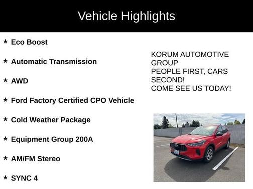 RACE RED 2024 Ford Escape ACTIVE