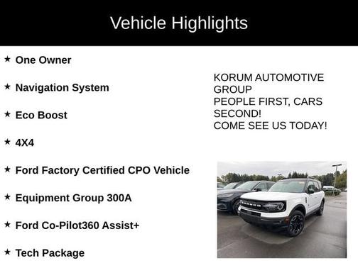 2024 Ford Bronco Sport OUTER BANKS