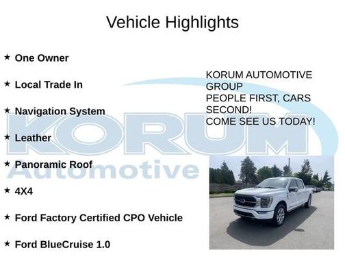 STAR WHITE METALLIC TRICOAT 2023 Ford F-150 PLATINUM