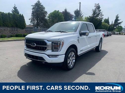 STAR WHITE METALLIC TRICOAT 2023 Ford F-150 PLATINUM