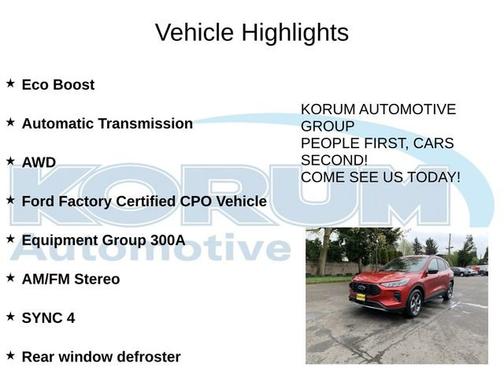 RAPID RED MET TINTED CC 2025 Ford Escape ST-LINE