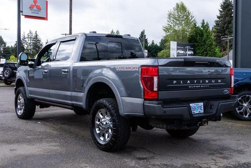 Gray 2021 Ford F-350 Platinum