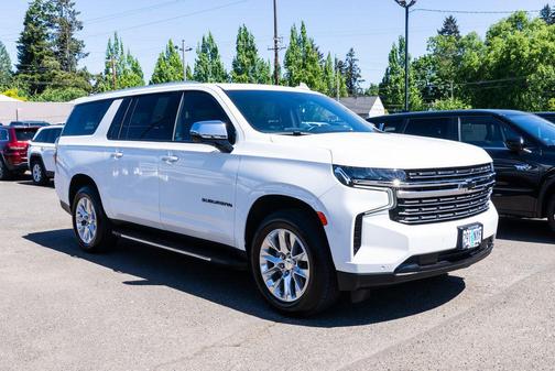 Summit White 2023 Chevrolet Suburban Premier