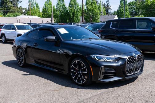 Black Sapphire Metallic 2021 BMW M440 i xDrive