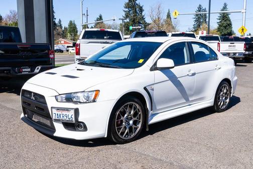 Wicked White 2013 Mitsubishi Lancer Evolution MR
