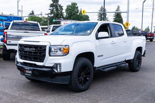 Summit White 2022 GMC Canyon Elevation