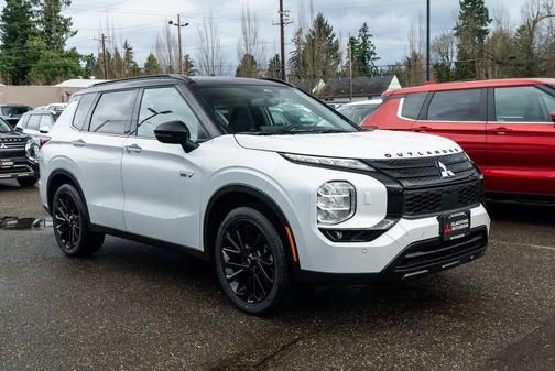 White Diamond W/ Black Roof 2025 Mitsubishi Outlander PHEV SEL