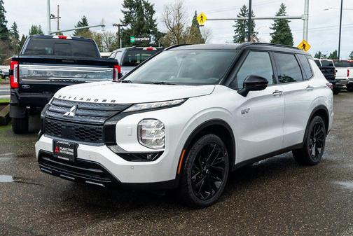 White Diamond W/ Black Roof 2025 Mitsubishi Outlander PHEV SEL