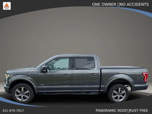 Gray 2015 Ford F-150 XLT