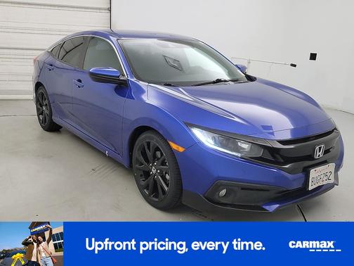 Blue 2020 Honda Civic Sport